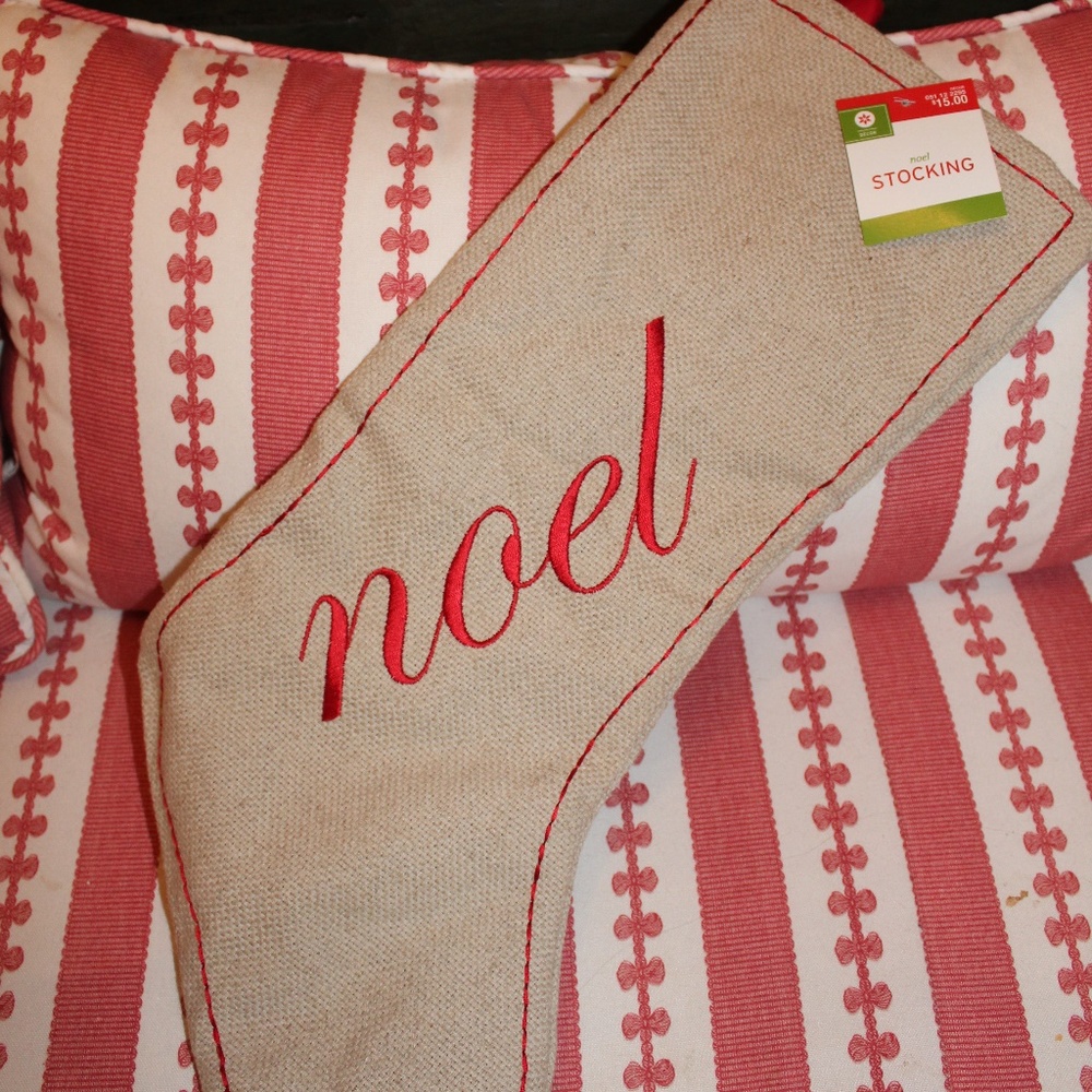 NWT Christmas stocking NOEL